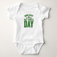 Born Lucky On St Patrick's Day Irish Birthday 