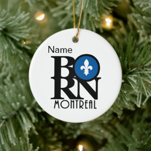BORN Montreal Custom Ceramic Tree Decoration