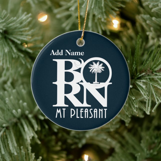 BORN Mt Pleasant Customisable Ceramic Tree Decoration (Tree)