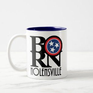 BORN Nolensville Two-Tone Coffee Mug