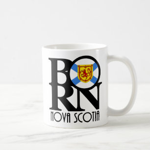 BORN Nova Scotia Canada 11oz Coffee Mug