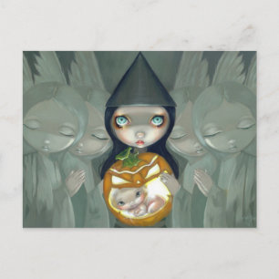 "Born of a Pumpkin" Postcard
