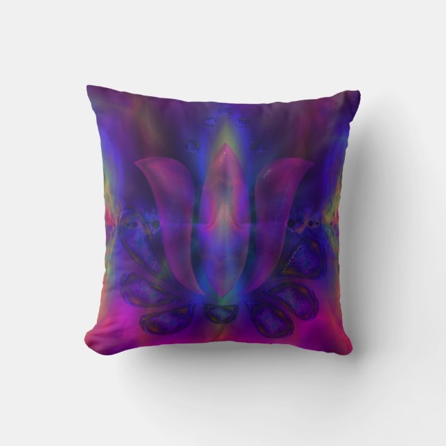 Born Of Lotus Cushion (Front)