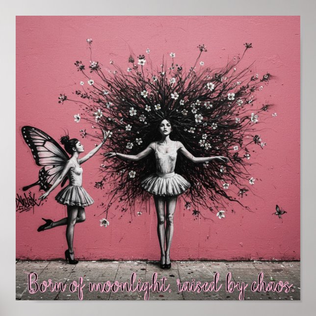 Born of moonlight, raised by chaos. poster (Front)