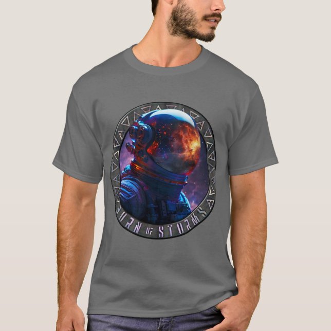 Born of Storms Wormhole Oversized T-Shirt (Front)
