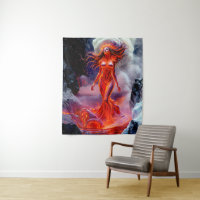 “Born of the Inferno” – Volcanic Woman Portrait