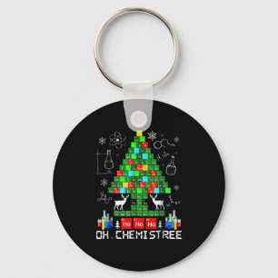 Born Oh Chemistree Funny Science Christmas Tree Ch Key Ring