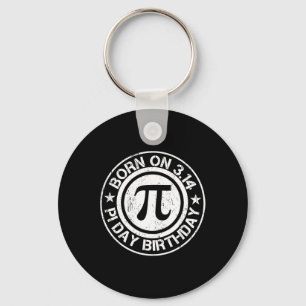Born On Pi Day Birthday 3.14 Key Ring