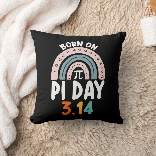 Born On Pi Day Birthday Math Funny Cushion (Blanket)