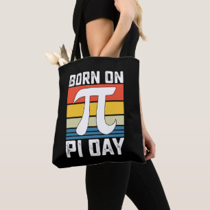 Born On Pi Day Birthday Math Mathematics Tote Bag