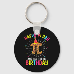 Born On Pi Day March Birthday Shirt Happy Pi Natio Key Ring