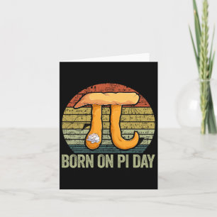 Born On Pi Day Shirt Card