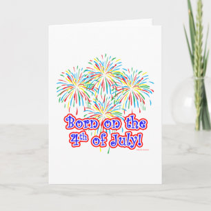 Born on the 4th of July Card