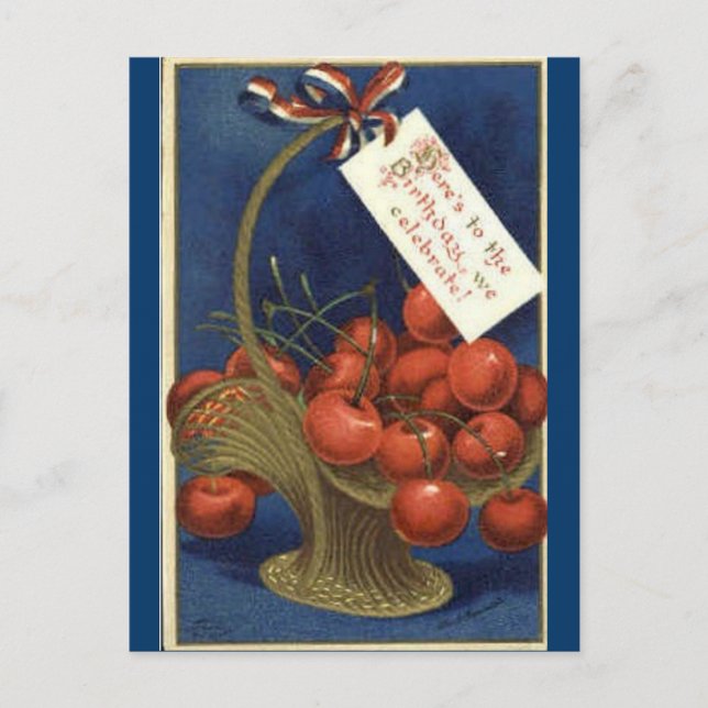 Born On The 4th Of July Postcard (Front)