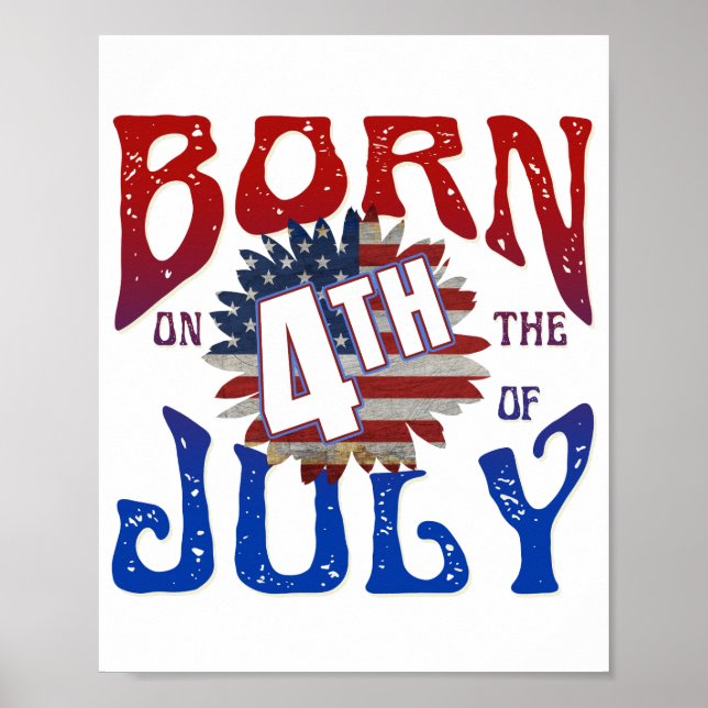 BORN ON THE 4TH OF JULY  POSTER (Front)