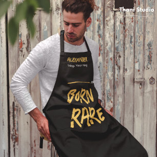 Born Rare Leap Year King Feb 29 Birthday  Apron