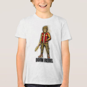 Born Rebel Monkey Gunner Tri-Blend Shirt