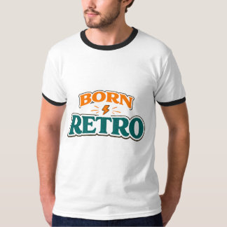 Born Retro Vintage 70s Aesthetic Lightning Bolt Sl T-Shirt