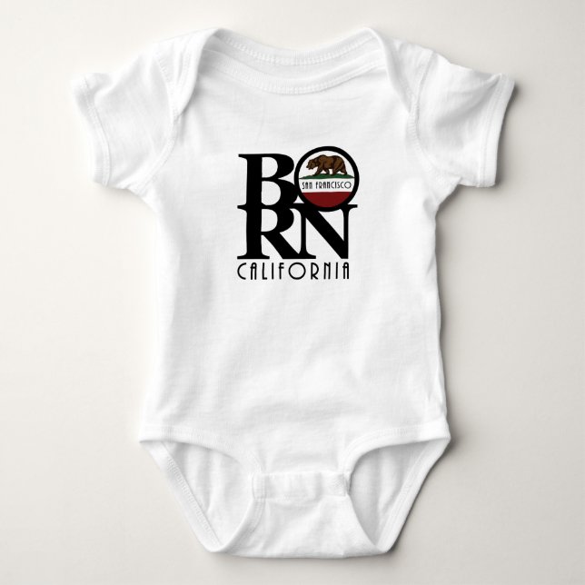 BORN San Francisco Baby Bodysuit (Front)