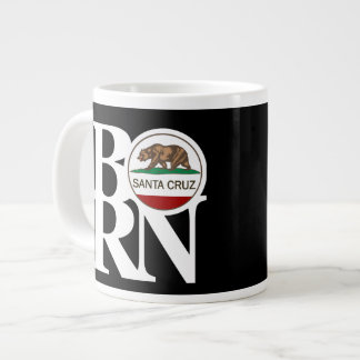BORN Santa Cruz 20oz Black Large Coffee Mug