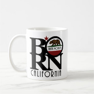 BORN Santa Monica California 11oz Coffee Mug