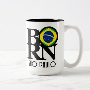 BORN São,Paulo 15oz Two-Tone Coffee Mug