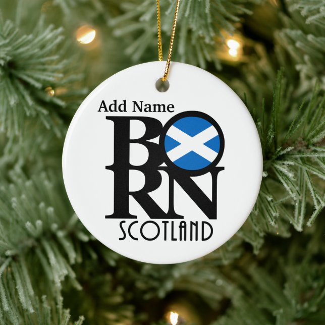BORN Scotland Customisable Ornament (Tree)