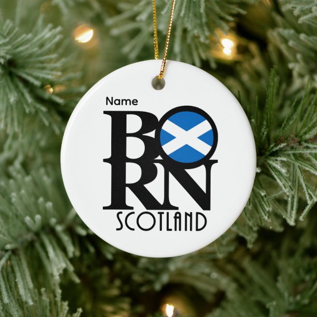 BORN Scotland Customizable Ceramic Tree Decoration (Tree)