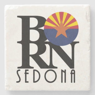 BORN Sedona Arizona Stone Coaster