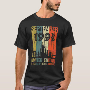 Born September 1993 30th Birthday T-Shirt
