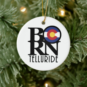 BORN Telluride Ceramic Tree Decoration