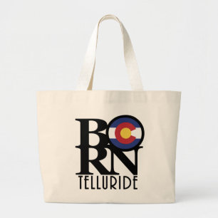 BORN Telluride Colorado Large Tote Bag