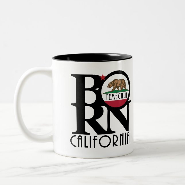 BORN Temecula 11o Two-Tone Coffee Mug (Left)