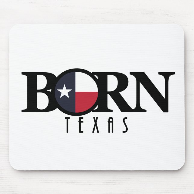 BORN Texas Mouse Mat (Front)