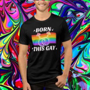 Born This Gay Rainbow Mars Tri-Blend Shirt
