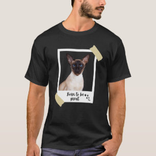 Born This Great Cute Siamese Cat And Kitten Animal T-Shirt