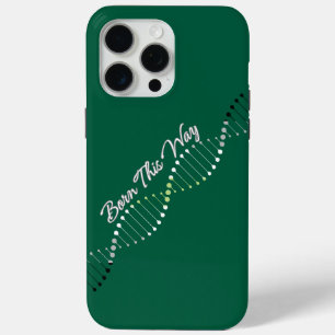 Born This Way - Agender Pride DNA  iPhone 15 Pro Max Case