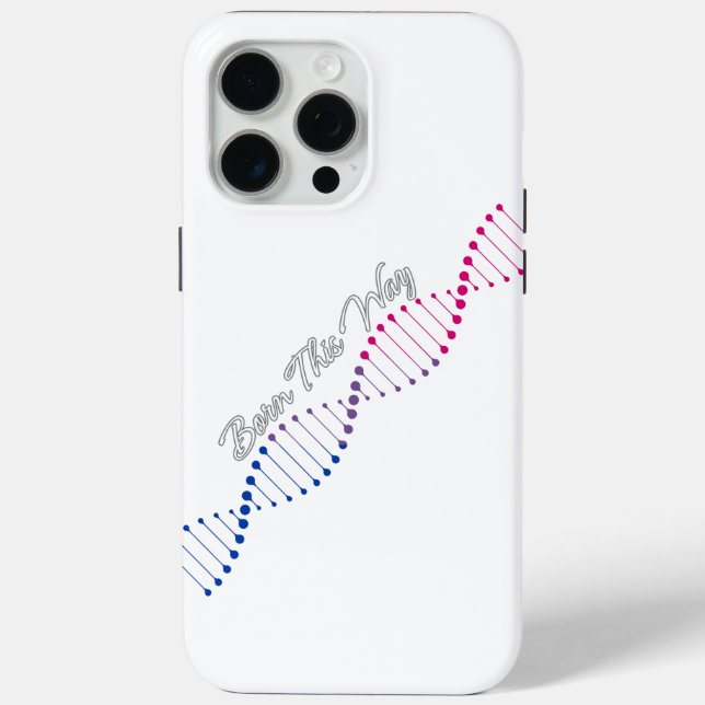 Born This Way Bisexual - Bisexual Pride DNA  Case-Mate iPhone Case (Back)