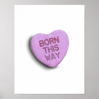 BORN THIS WAY CANDY POSTER