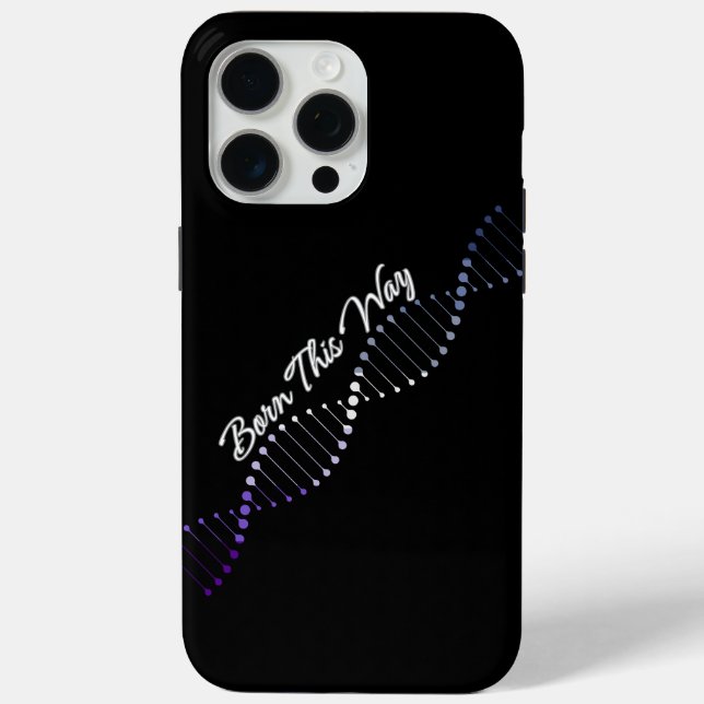 Born This Way Lesbian Butch - Butch Pride DNA  Case-Mate iPhone Case (Back)