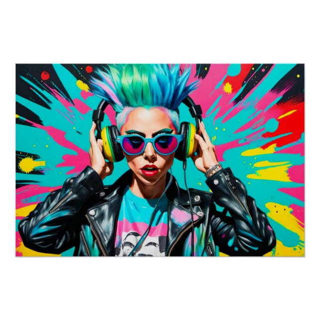 BORN THIS WAY-PUNK ROCKS POSTER (Front)