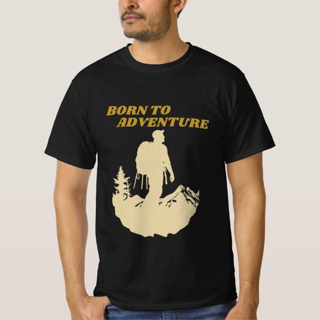 Born to Adventure Explore T-Shirt (Front)