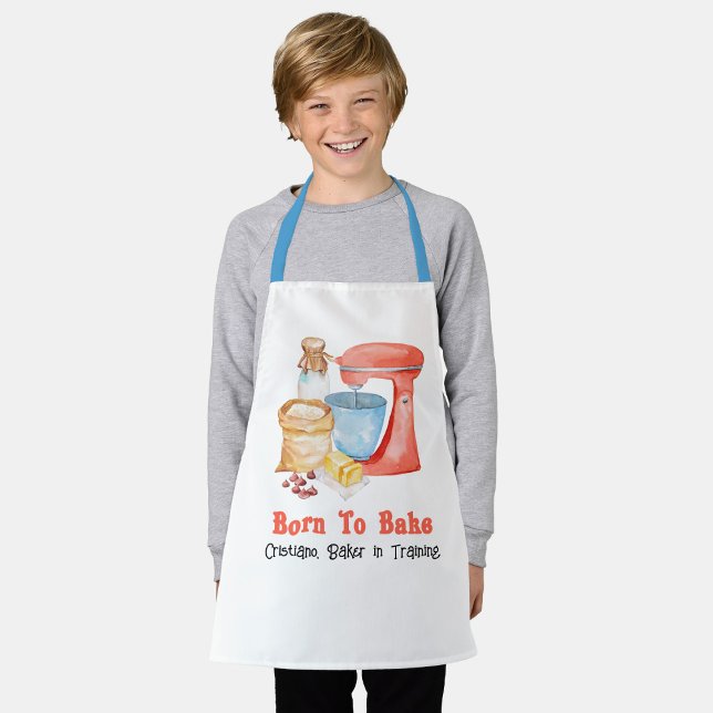 Born To Bake All-Over Print Children's Apron (Creator Uploaded)