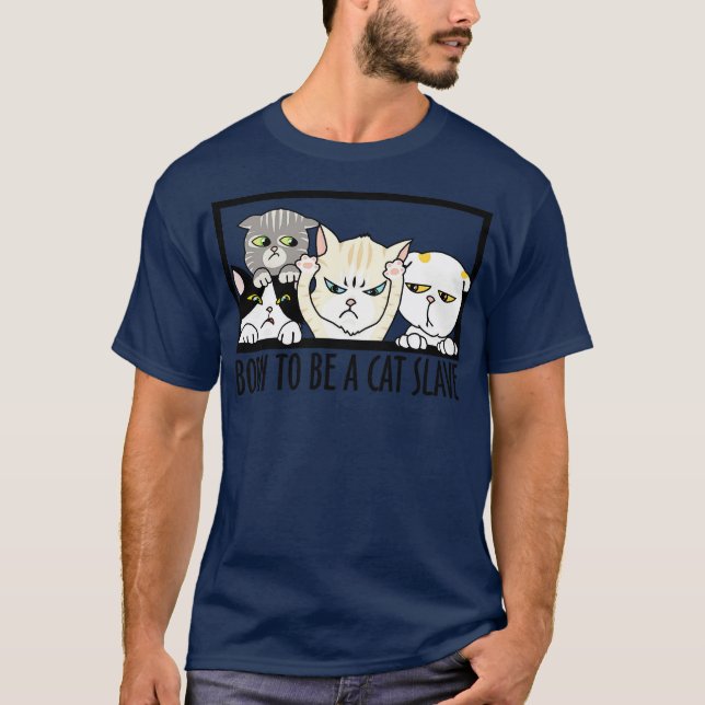 Born To Be A Cat Mate T-Shirt (Front)