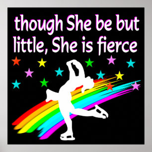 BORN TO BE A FIGURE SKATING CHAMPION POSTER