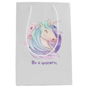 Born to Be a Unicorn Magical Fan Club   Medium Gift Bag
