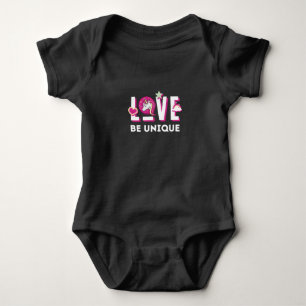 Born to Be a Unicorn Magical Fantasy Animal Baby Bodysuit