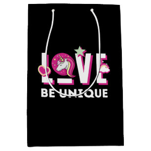 Born to Be a Unicorn Magical Fantasy Animal    Medium Gift Bag