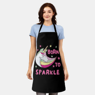 Born to Be a Unicorn Magical Sparkle Apron