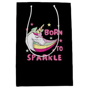 Born to Be a Unicorn Magical Sparkle Medium Gift Bag